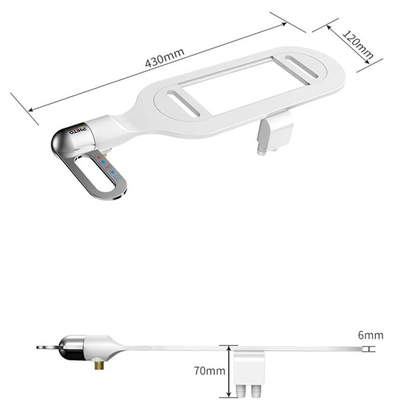 Smart Toilet Flusher(Hot and cold temperatures can be adjusted freely)