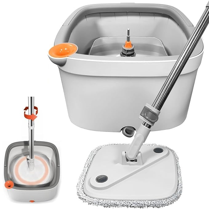 Hands-Free Spin Mop & Quick Dry Bucket